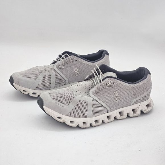 On Cloud 5 Glacier White Men’s Running Shoes Size 8 Lightweight Cushioned Preown main image 9